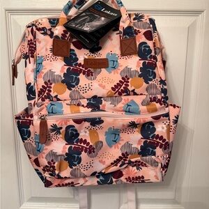 Lokass Floral Backpack New With Tags